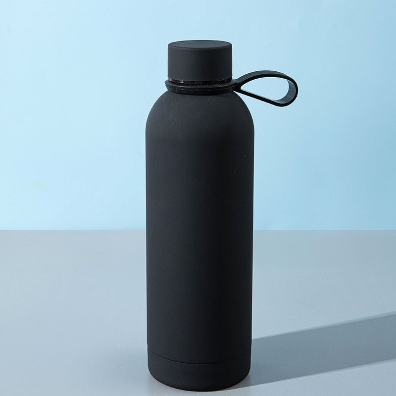 Ladies stylish stainless steel drinking bottle with innovative closure Kalsten