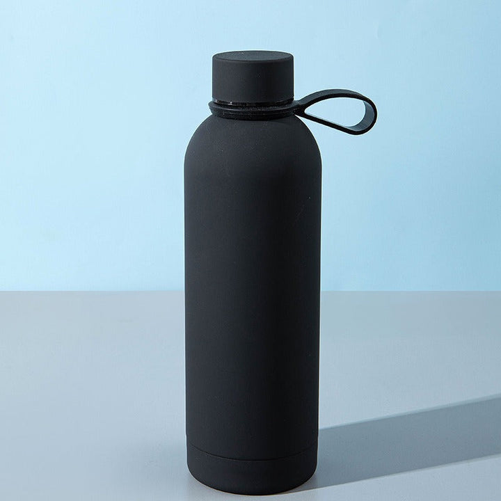 Ladies stylish stainless steel drinking bottle with innovative closure Kalsten
