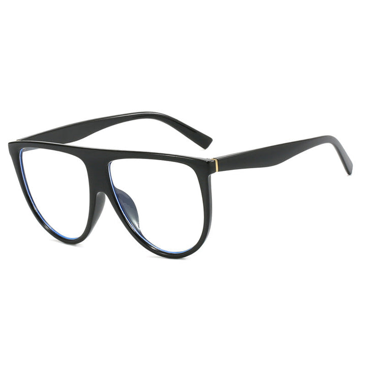 Ladies trendy oversized sunglasses with stylish transparent frame Kalsten