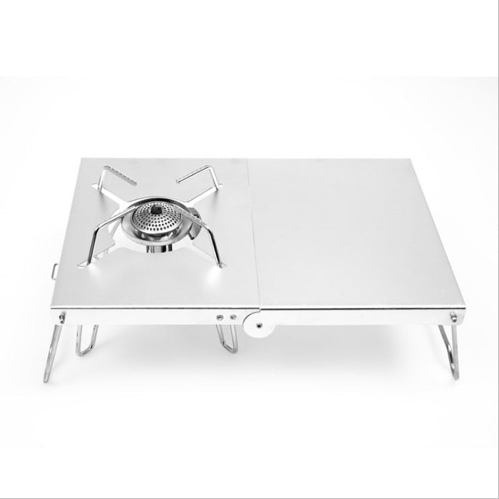 Portable Gas Cooking Table with Folding Design and Sturdy Aluminum Surface Kalsten