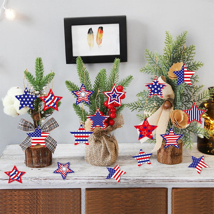 Unisex nan multi-layer 3D paper star hanging decoration with hanging loops Kalsten
