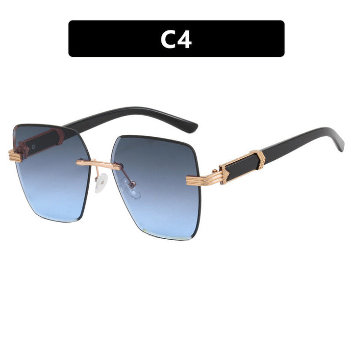Women's trendy square sunglasses with glamorous accents and UV protection Kalsten