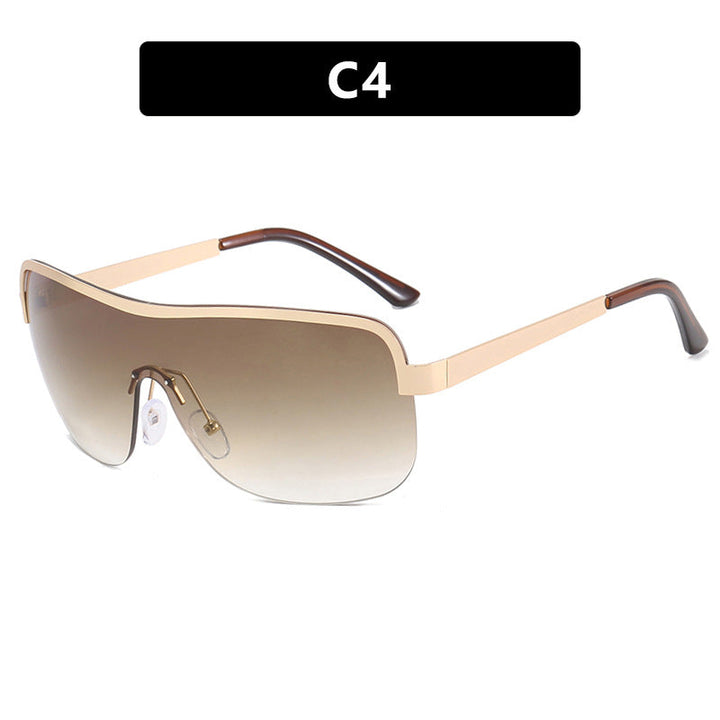 Women's sporty sunglasses in futuristic design with large field of view Kalsten