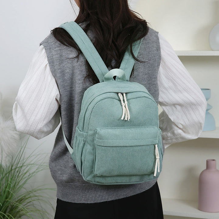 Corduroy Multi-Pocket Backpack Kalsten
