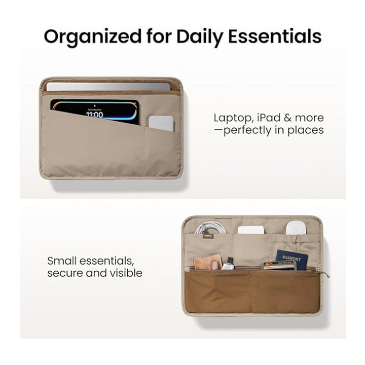 Padded Laptop Bag with Elegant Wave Profile Kalsten