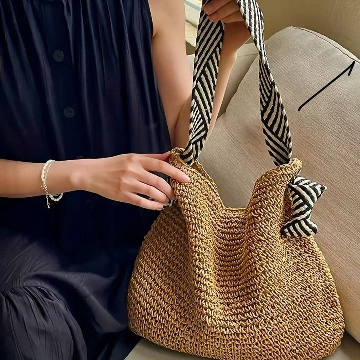 Handbag with Striped Straps Kalsten