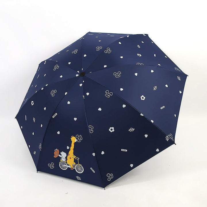 Women’s Folding Umbrella with Playful Animal Design Kalsten