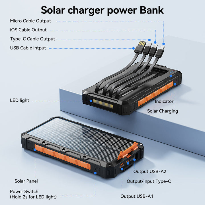 Solar Powerbank with Fast Charging Function Kalsten