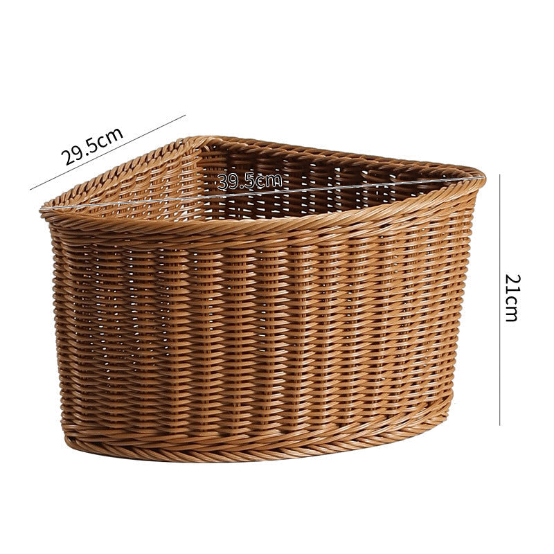 Corner Woven Storage Basket Kalsten