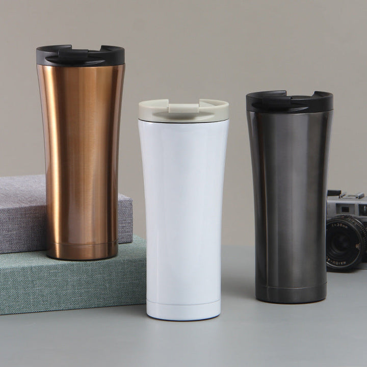 Women elegant double-walled coffee mug with non-slip silicone base Kalsten