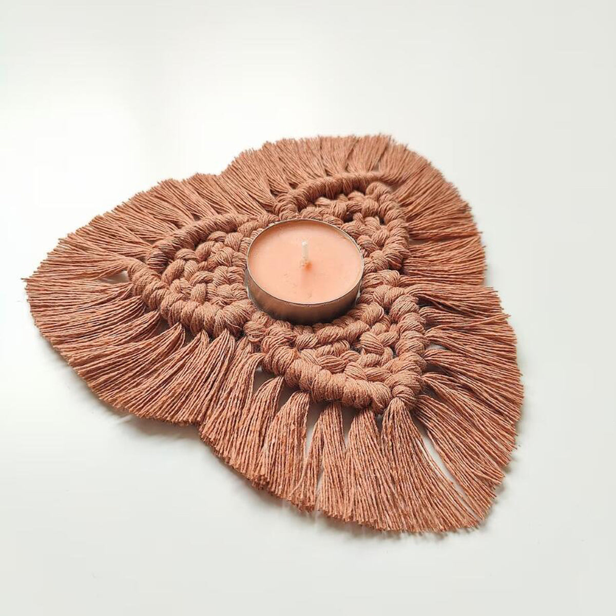 Macrame Candle Holder Acalora