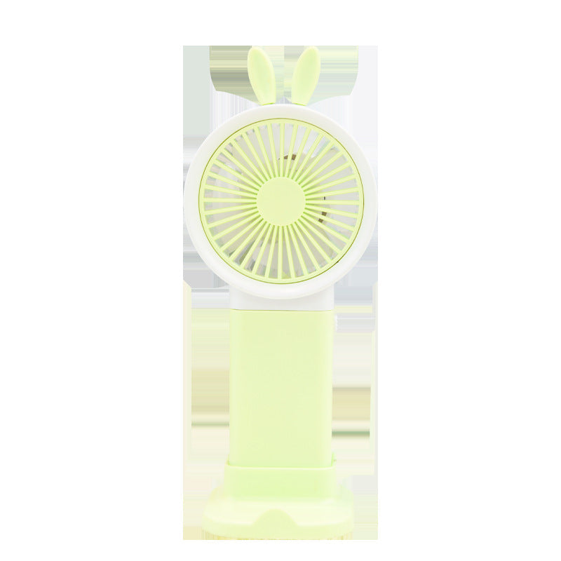 Unisex Cute Bunny-Themed Rechargeable Handheld Fan Kalsten