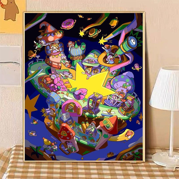 Cozy Home Illustration Canvas Art Kalsten