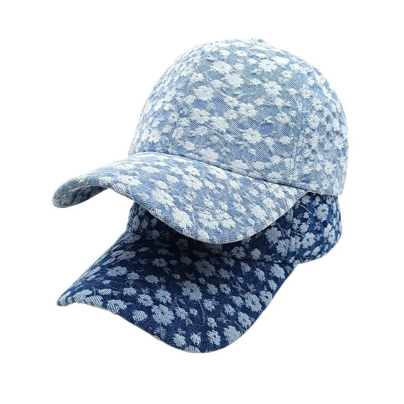Women's Floral Textured Cotton Baseball Cap Kalsten