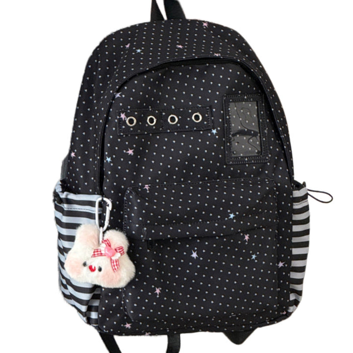 Starry Print Functional Backpack kalsten