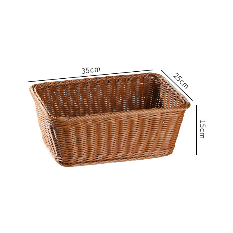 Handwoven Rustic Storage Basket with Ergonomic Design Kalsten