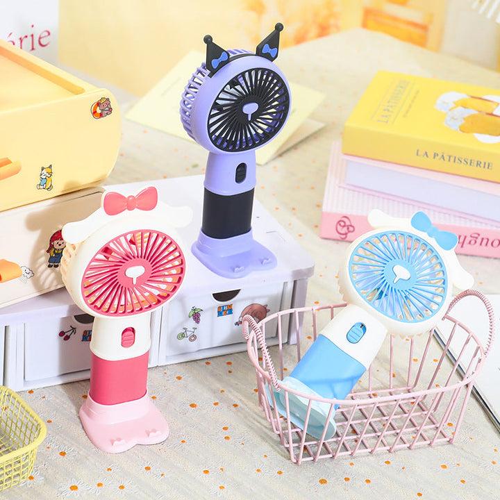 Women's Portable Mini Hand Fan in Cute Bear Design Kalsten