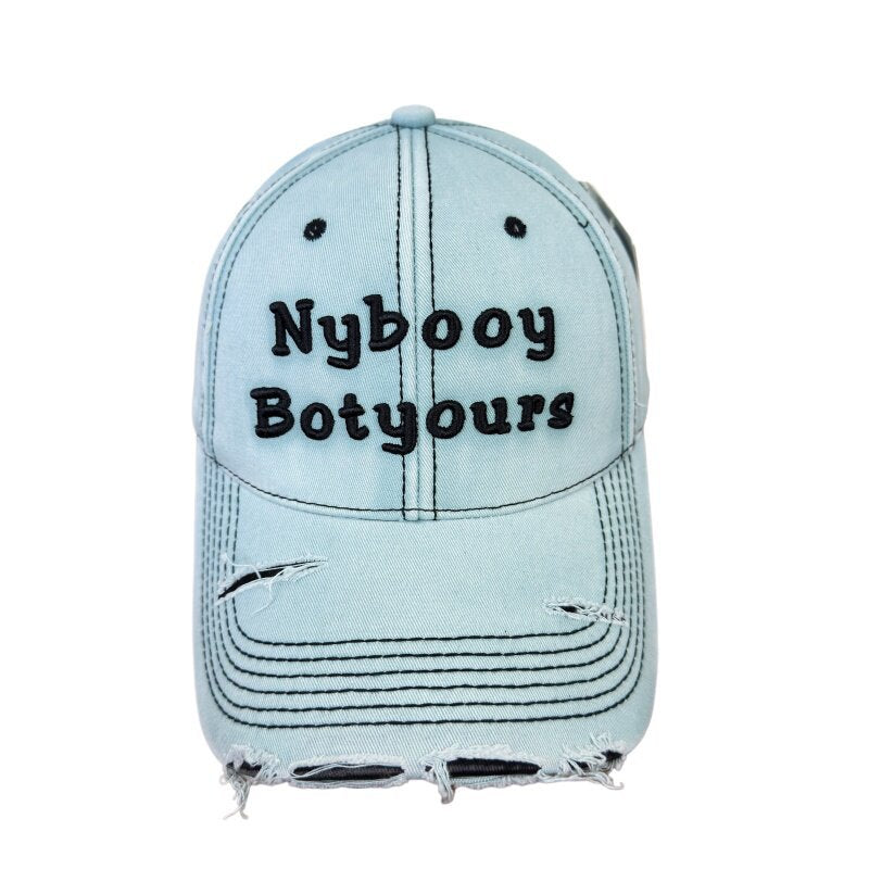 Women's Distressed Adjustable Baseball Cap Kalsten