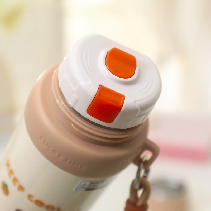 Women's insulated bottle with cute bear motif Kalsten