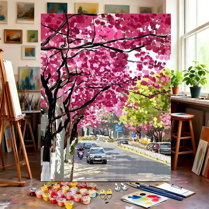 Artistic Landscape Canvas Painting Kit Kalsten