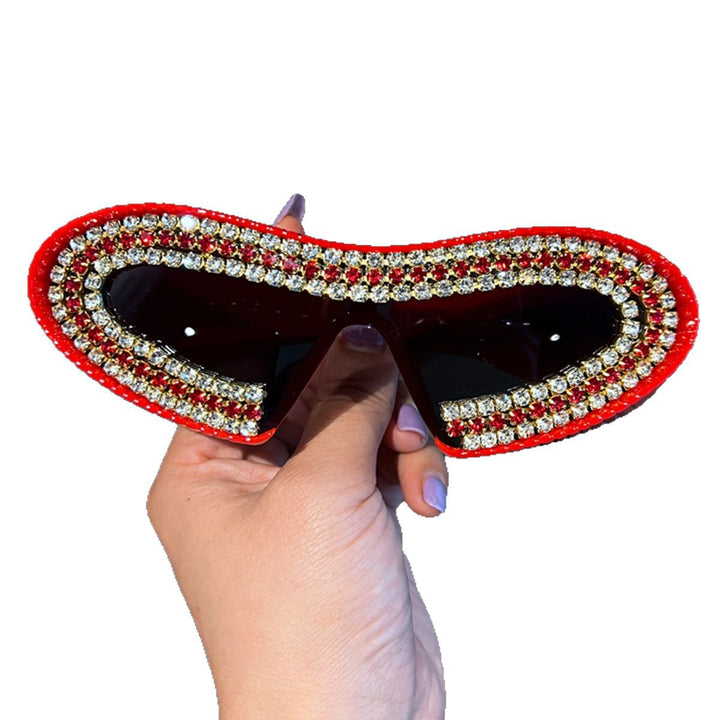 Ladies Glamorous Sunglasses with Sparkling Crystal Frame Kalsten 1780939152