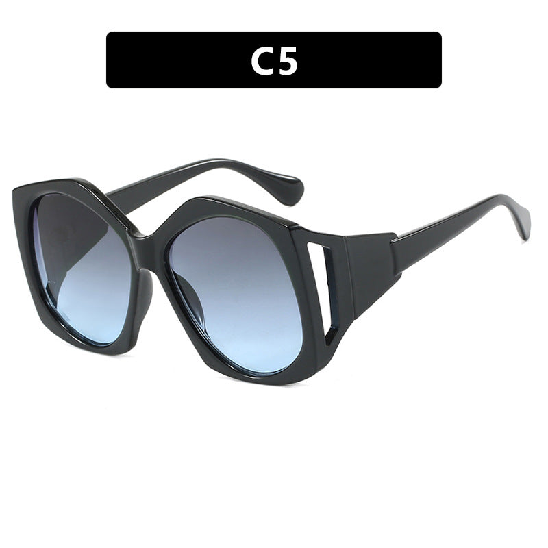Women oversized sunglasses with futuristic design Kalsten