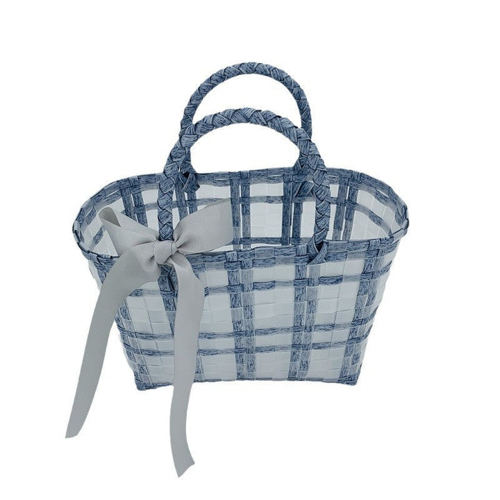 Decorative Basket Bag with Elegant Bow Kalsten