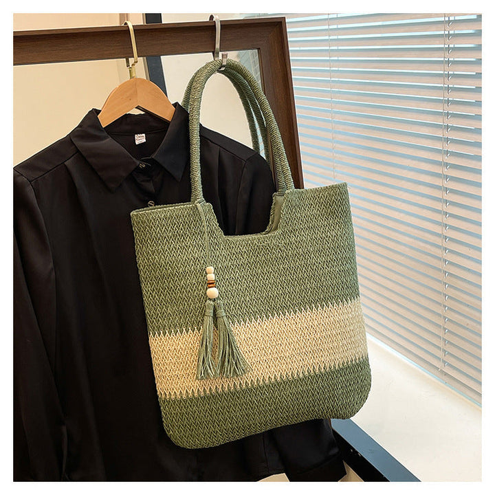 Trendy Braided Tote Bag Kalsten