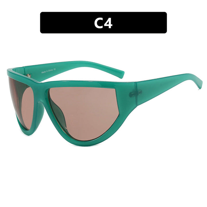 Women's futuristic sunglasses with sporty design and flexible lenses Kalsten