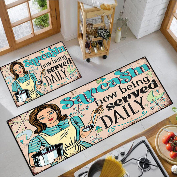 Fun Snack-Themed Kitchen Mat Kalsten
