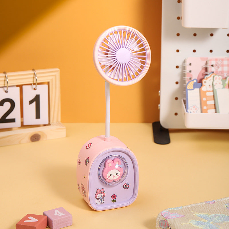 Unisex Creative Mini USB Fan with LED Light Kalsten