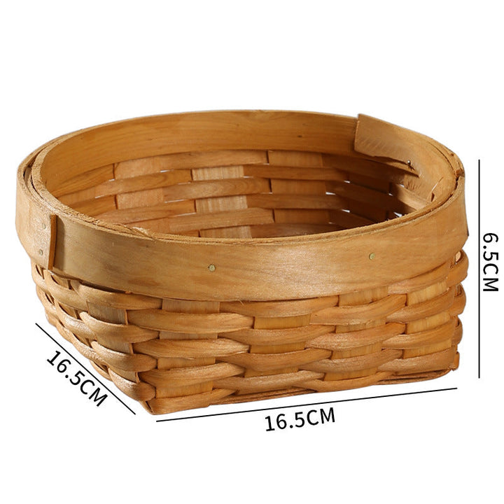Unisex Round Storage Bowl made of natural wicker Kalsten