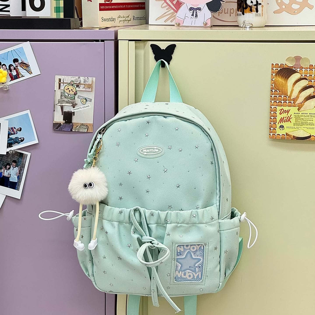 Fun Casual Star-Printed School Backpack