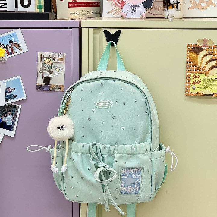 Fun Casual Star-Printed School Backpack