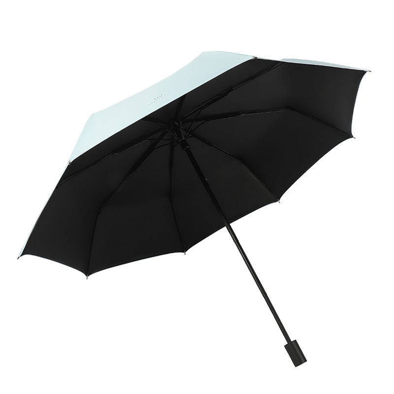 Women compact folding umbrella with Kalsten handle