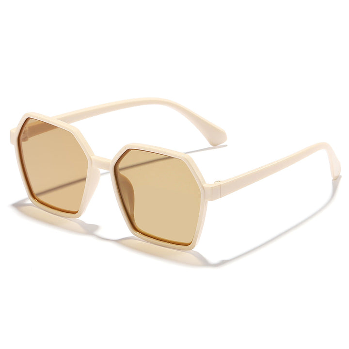 Women elegant sunglasses in modern hexagon design Kalsten