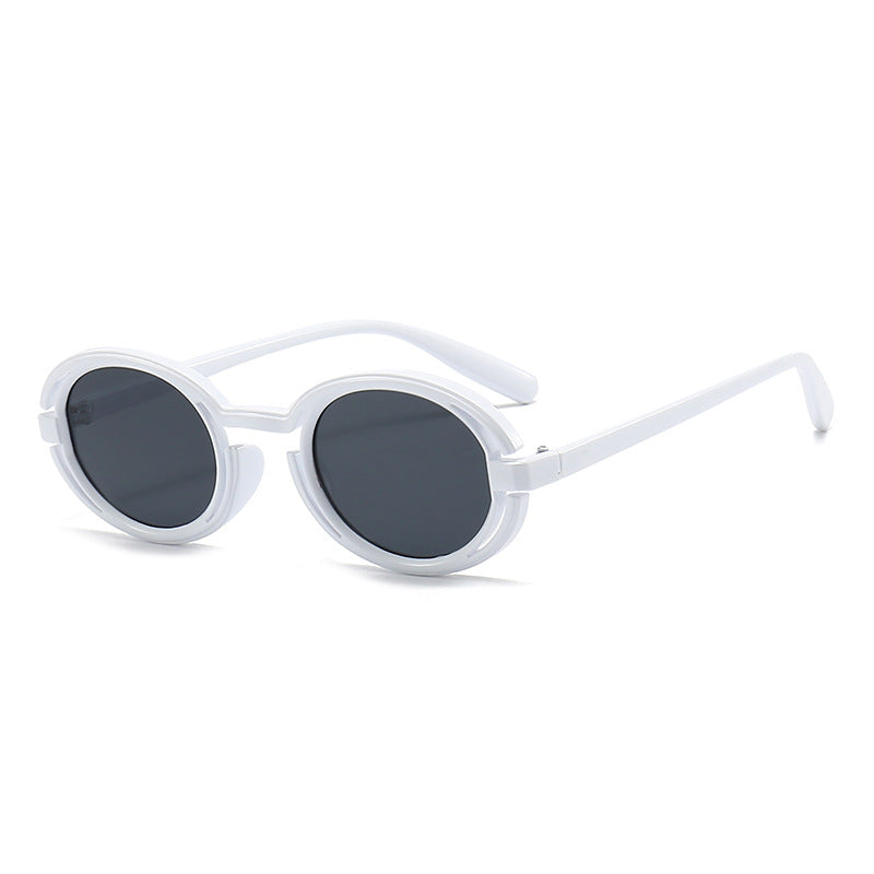 Ladies Round Sunglasses in Modern Retro Style Kalsten