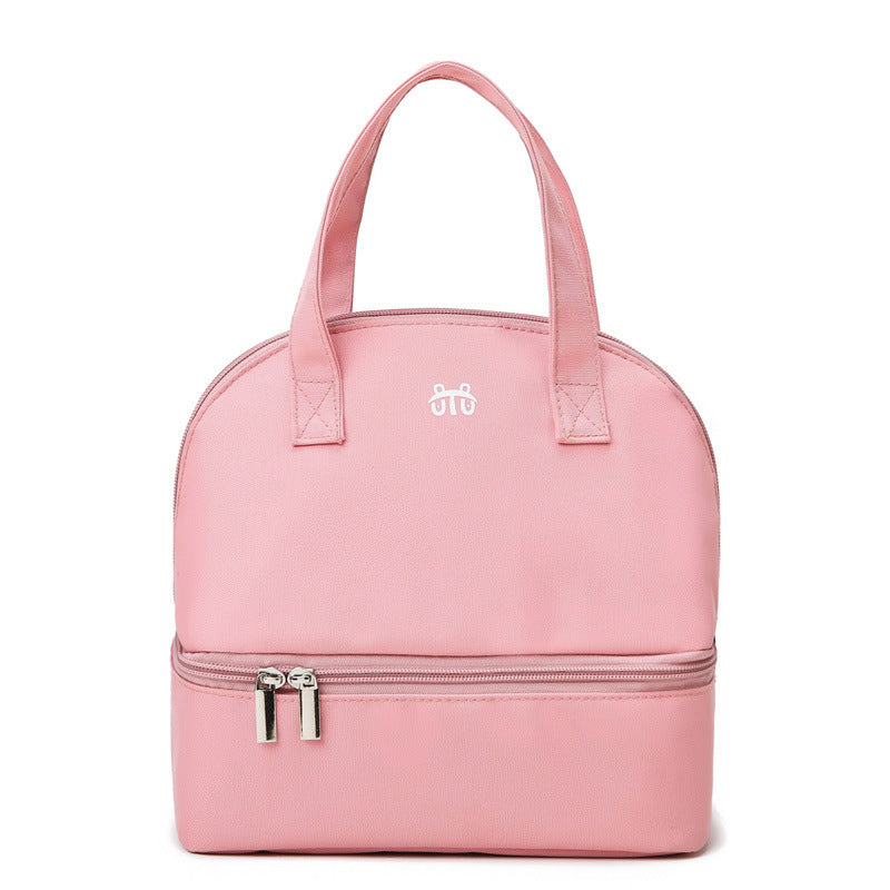 Women's Insulated Lunch Bag with Double Compartment Design Kalsten