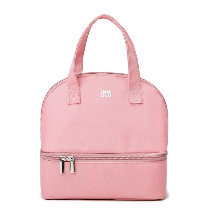 Women's Insulated Lunch Bag with Double Compartment Design Kalsten