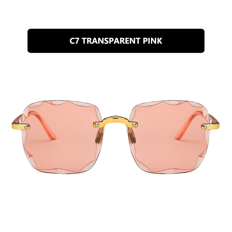 Women's trendy square sunglasses with luxurious metal frame Kalsten