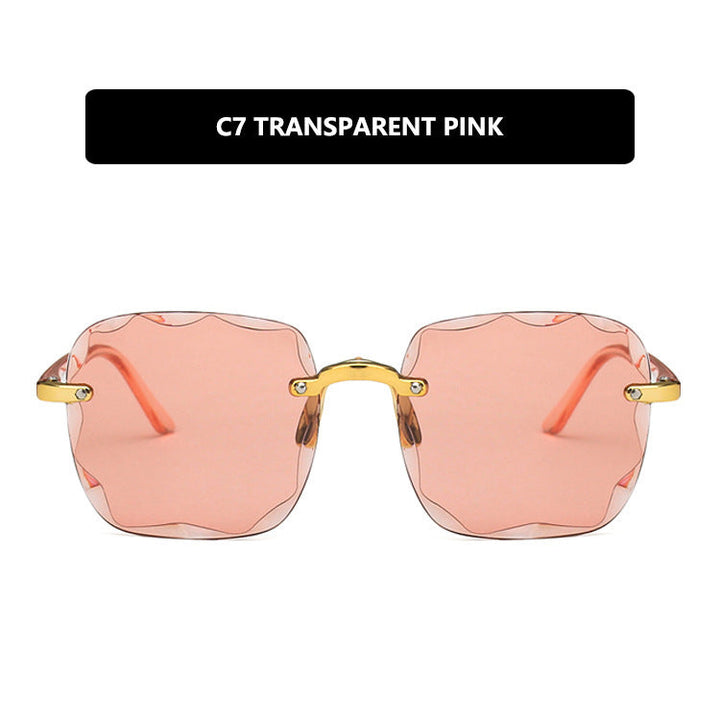 Women's trendy square sunglasses with luxurious metal frame Kalsten