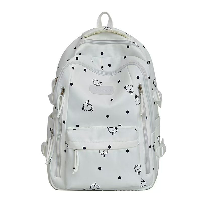 Cute Polka Dot Print Backpack Kalsten