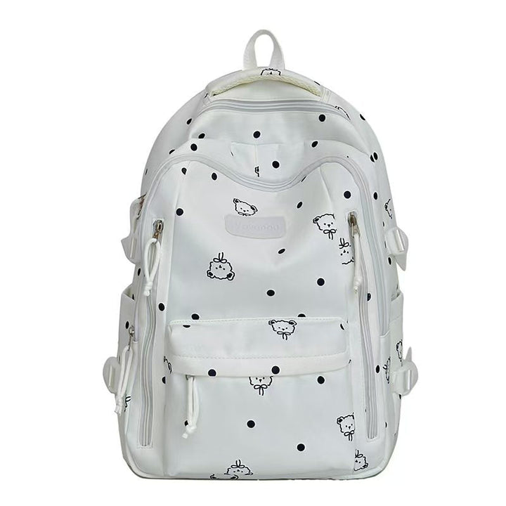 Cute Polka Dot Print Backpack Kalsten