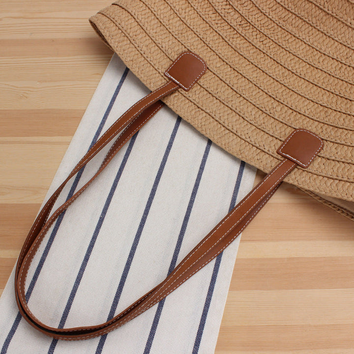 Beach bag in modern woven design Kalsten