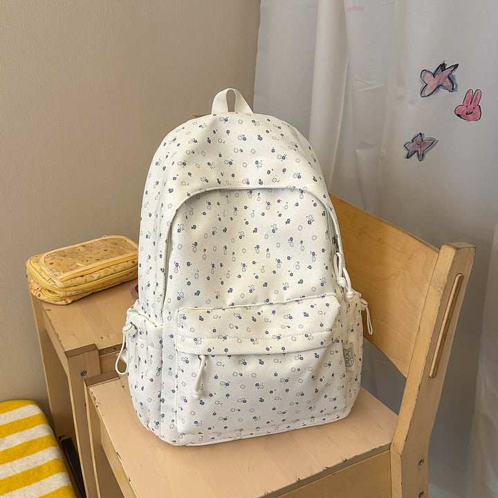 Floral Print Everyday School Backpack