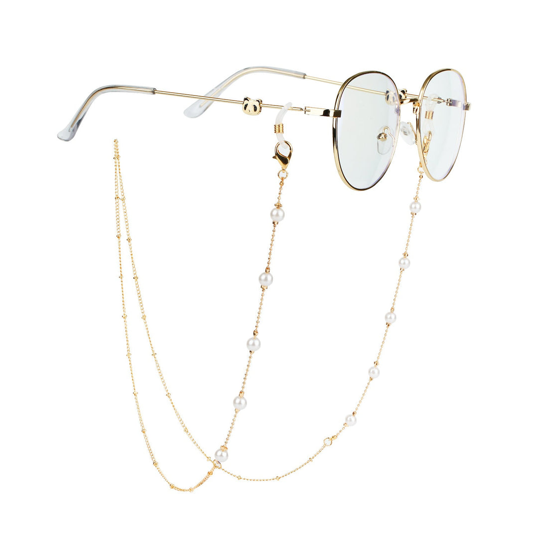 Elegant Glasses Chain with Pearls and Accents Kalsten