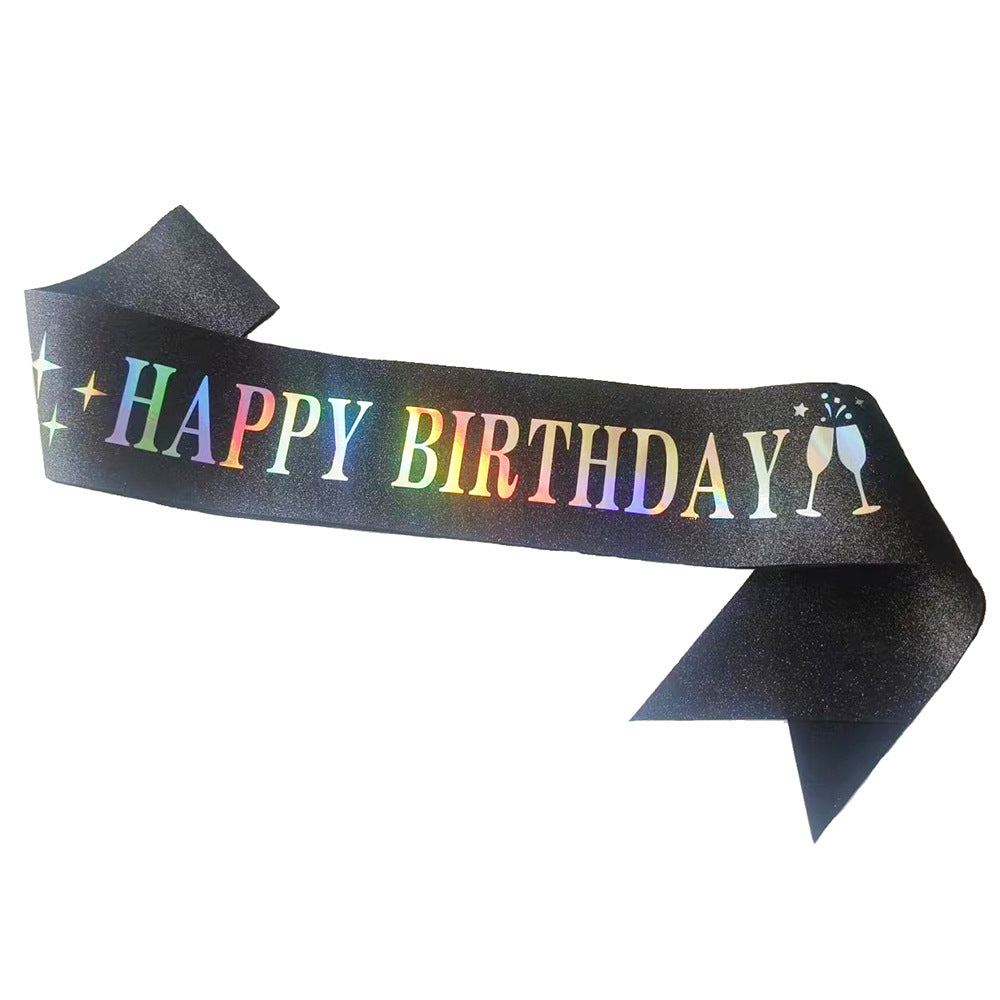 Women Funkenkrone with "Happy Birthday" lettering Kalsten
