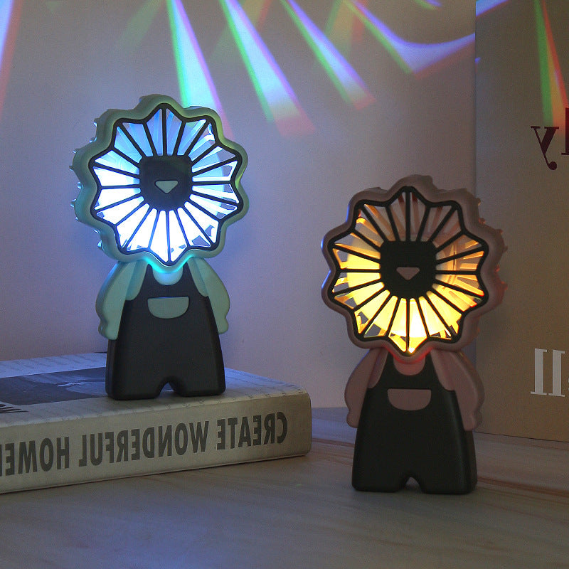 Women Portable Mini Fan in Creative Figure Design Kalsten
