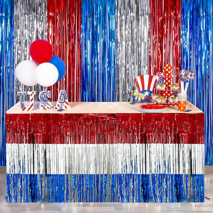 Unisex nan fransiger star garlands and table skirt party décor set Kalsten