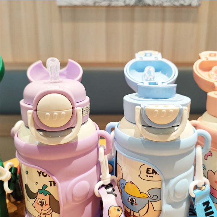 Women’s creative drinking bottle with stable silicone cover Kalsten